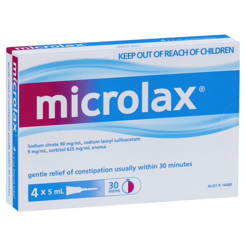 Microlax Enemas 5mL Pack 4