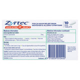 Zyrtec Allergy & Hayfever Antihistamine 10 Tablets