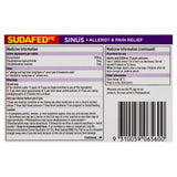 Sudafed PE Sinus + Allergy & Pain Relief 24 Tabs