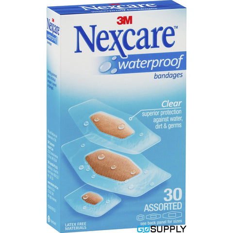Nexcare Waterproof Assorted  30 Pack