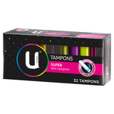 U by Kotex Slim Tampons Super 32 Pack