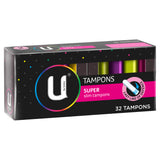 U by Kotex Slim Tampons Super 32 Pack