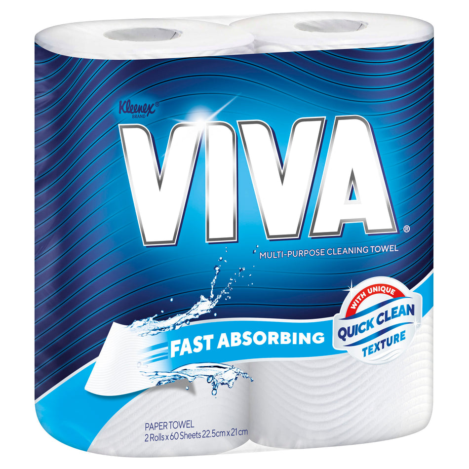 Kleenex Viva White Paper Towel 2 Pack