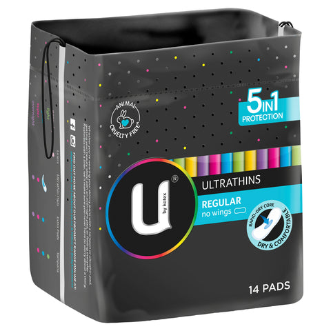 U By Kotex Ultrathins Pads Regular 14