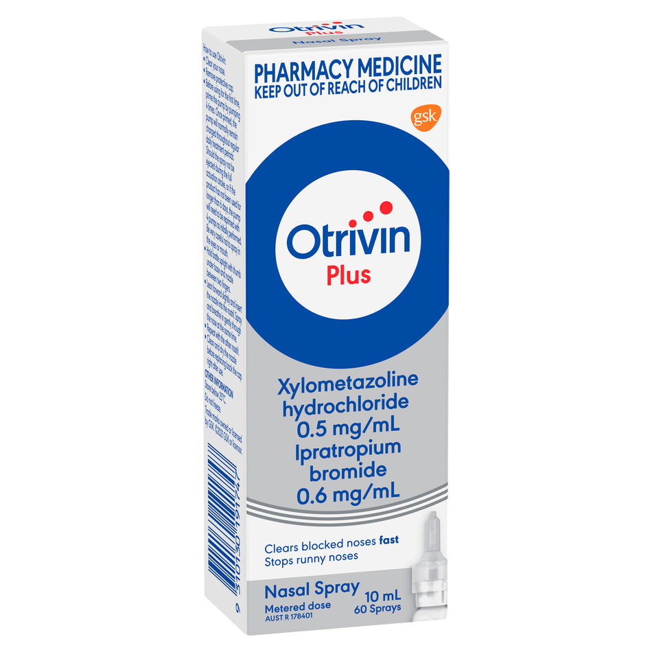 Otrivin Adult Plus Nasal Spray 10mL