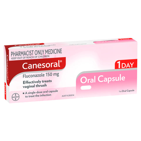 Canesten Canesoral 150mg Cap X 1 (Pharmacist Only Medicine)