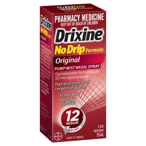 Drixine No Drip Original Nasal Spray 15ml