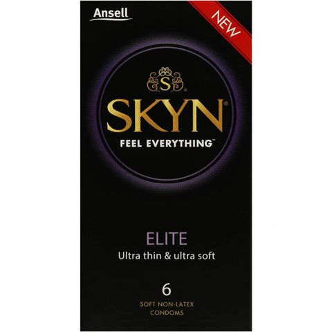 Skyn Elite Soft Non-Latex Condoms 6 Pack