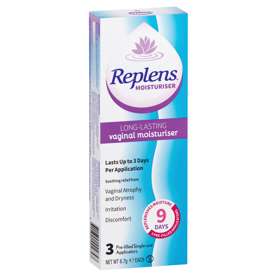 Replens Vaginal Moisturiser 3 Pack