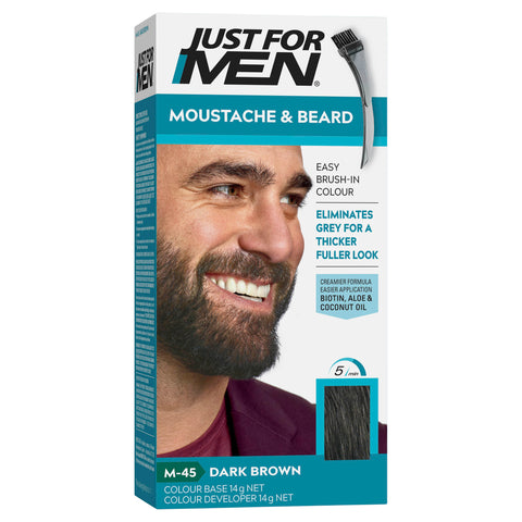 Just for Men Moustache & Beard Colour M-45 Dark Brown