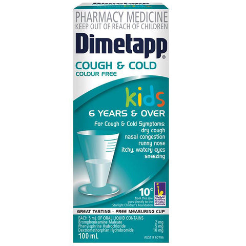 Dimetapp DM Elixir Cold & Flu 100ml