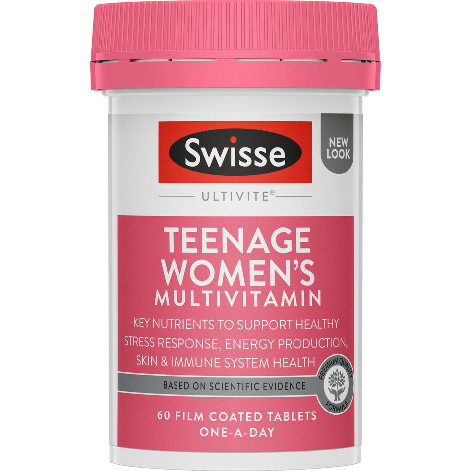 Swisse Teenage Ultivite Women's Multivitamin 60 Tablets