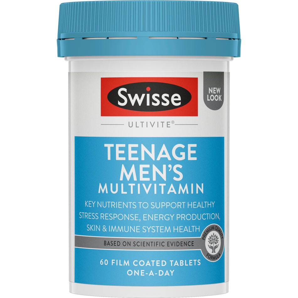 Swisse Teenage Men's Ultivite Multivitamin 60 Tablets
