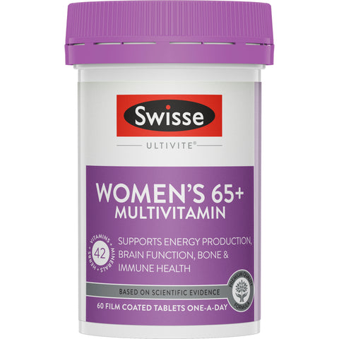 Swisse Women's Ultivite 65+ Multivitamin 60 Tablets