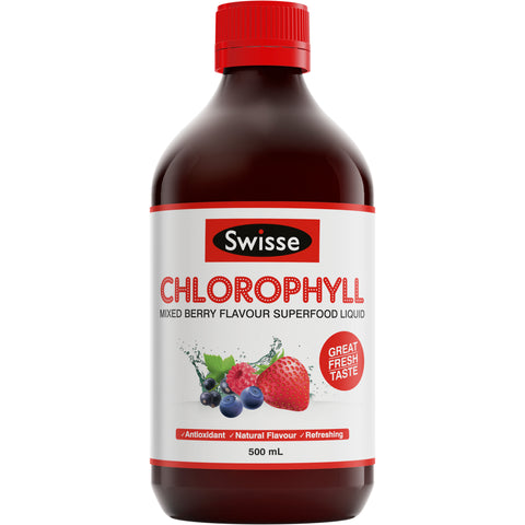 Swisse Chlorophyll Mixed Berry Flavour Superfood Liquid 500ml