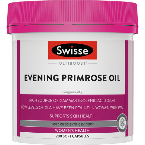 Swisse Ultiboost Evening Primrose Oil 200 Capsules