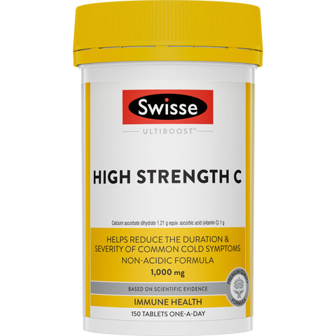 SWISSE Ultiboost High Strength C 1,000mg 150 Tablets