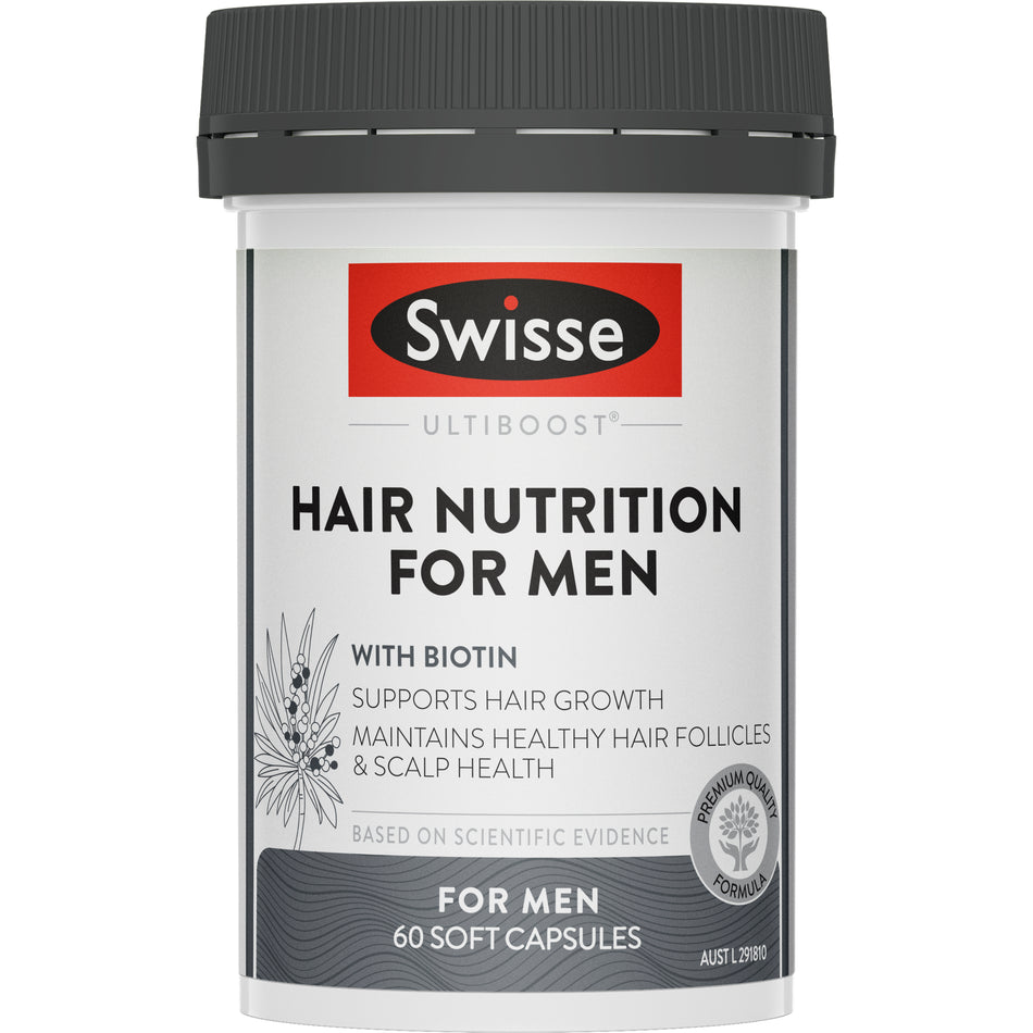 Swisse Hair Nutrition For Men 60 Capsules