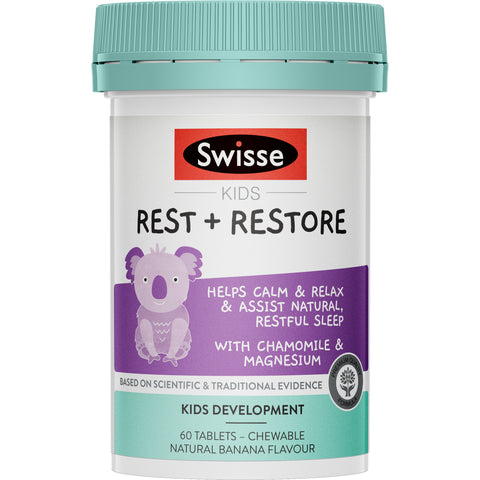 Swisse Kids Rest & Restore 60 Tablets