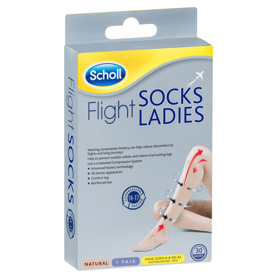 Scholl Flight Socks Ladies 8-10