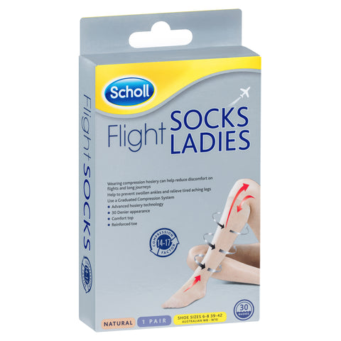 Scholl Flight Socks Ladies 8-10