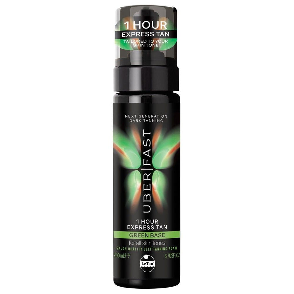 Le Tan Uber Fast Self Tanning Foam Green Base 200ml