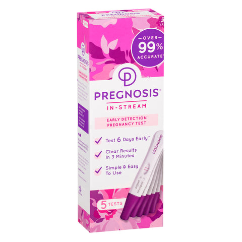Pregnosis In-Stream Early Detection Pregnancy 5 Tests