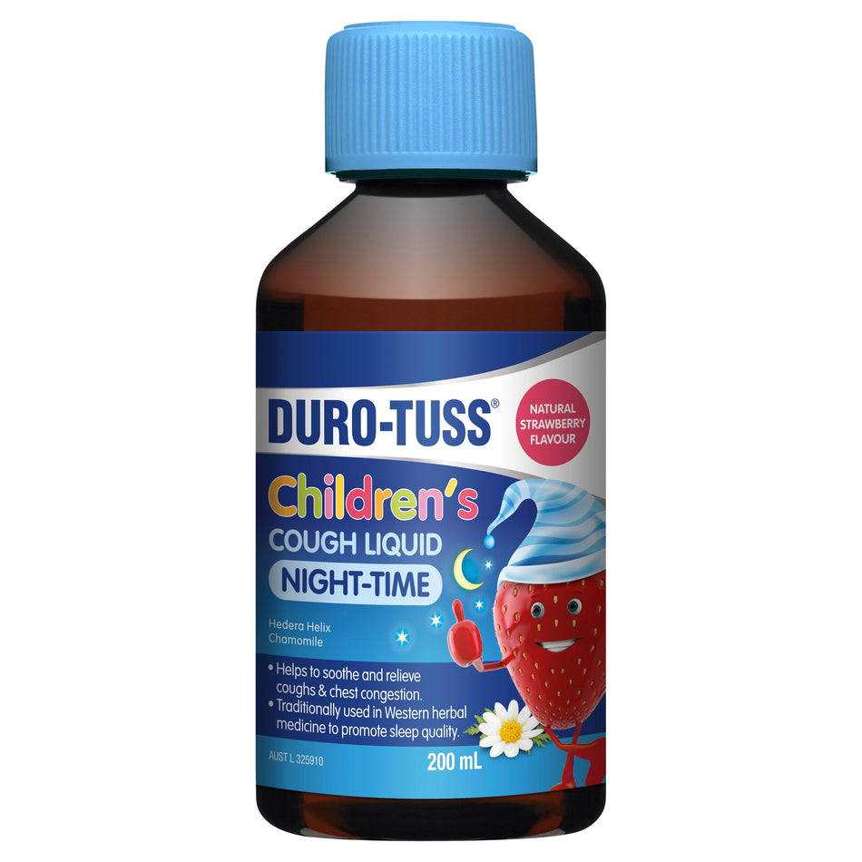 Duro Tuss Children's Cough Liquid Night Time 200mL