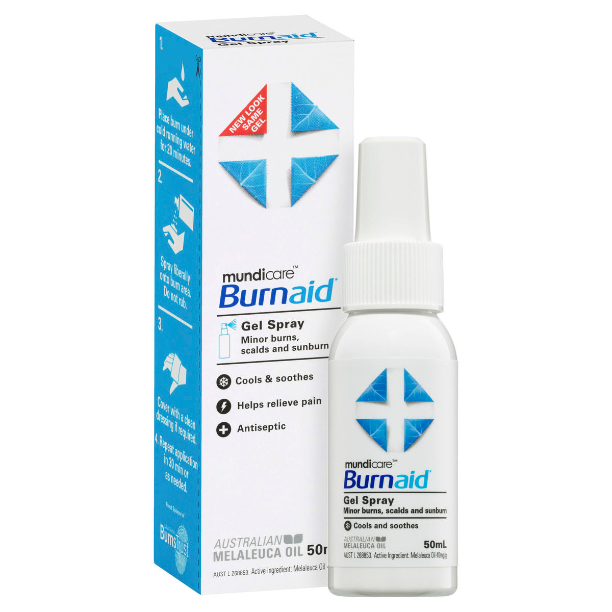 Mundicare Burnaid Spray 50ml