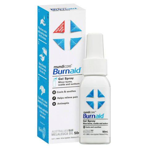 Mundicare Burnaid Gel Spray 50ml