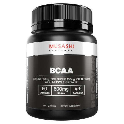 Musashi Muscle Recovery Bcaa 60 Capsules
