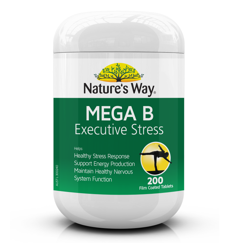 Nature's Way Mega B 200 Tablets
