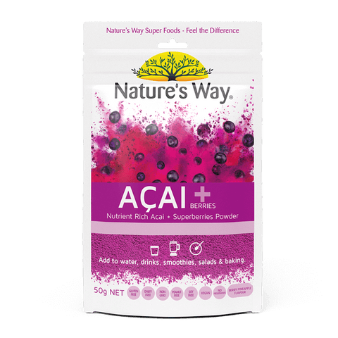 Nature's Way Super Foods Acai + Berries 50g
