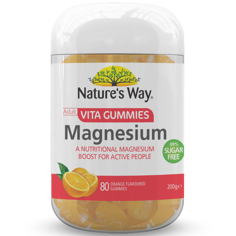Nature's Way Adult Vita Gummies Magnesium Sugar Free 80s