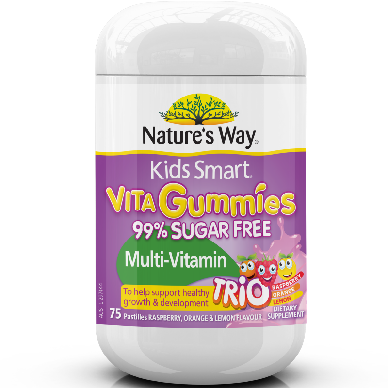 Nature's way KIDS SMART VITA GUMMIES SUGAR FREE MULTI-VITAMIN TRIO 75S