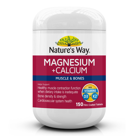 Nature's Way Magnesium Plus Calcium 150 Tablets
