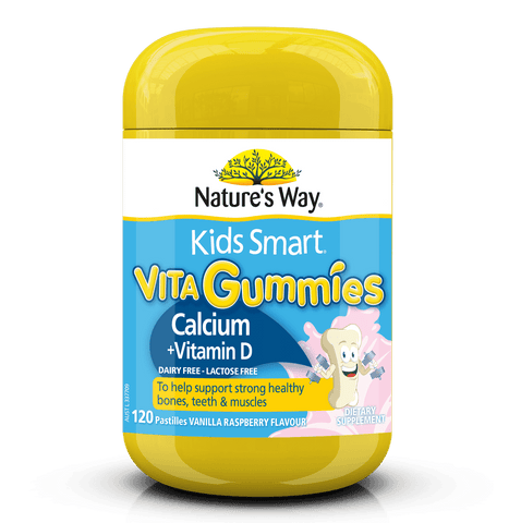 Nature's Way Kids Smart Vita Gummies Calcium + Vitamin D 120 Gummies
