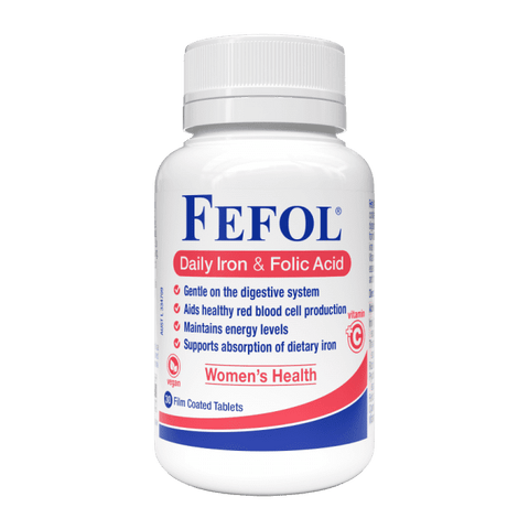 Fefol Daily Iron & Folic Acid 30 Tabs