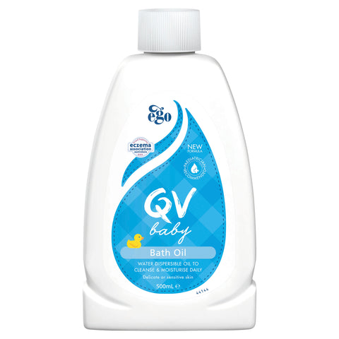 Ego QV Baby Bath Oil 500ml Shower & Bath Oil 500ml