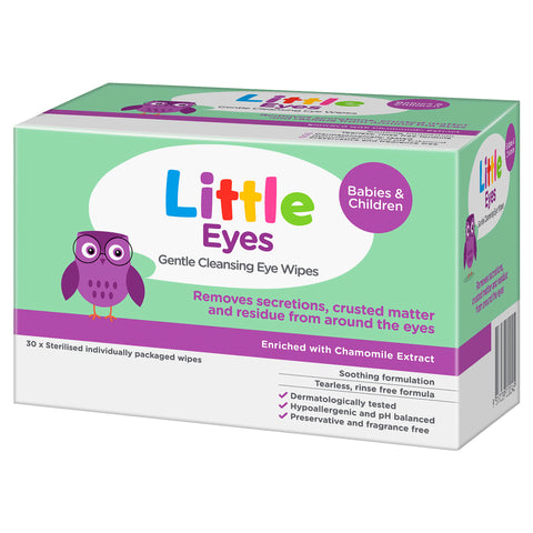 Little Eyes Cleansing Wipes 30