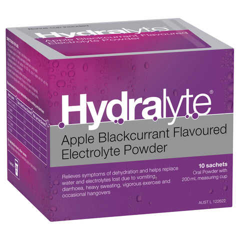 Hydralyte Powder Apple Blackcurrant 5g 10 Pack
