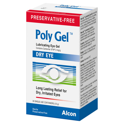 Poly Gel Lubricating Eye Gel X 30 Vials