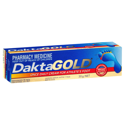 DaktaGold Once Daily Cream for Athlete's Foot 30g