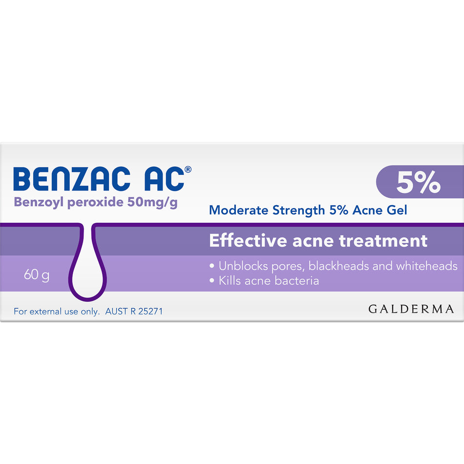Benzac AC Gel 5% 60g