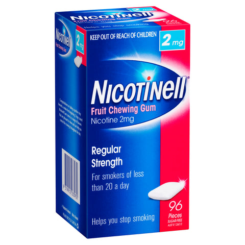 Nicotinell Chewing Gum 2mg Fruit 96