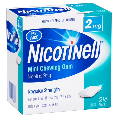 Nicotinell Gum 2mg Mint 216 PK