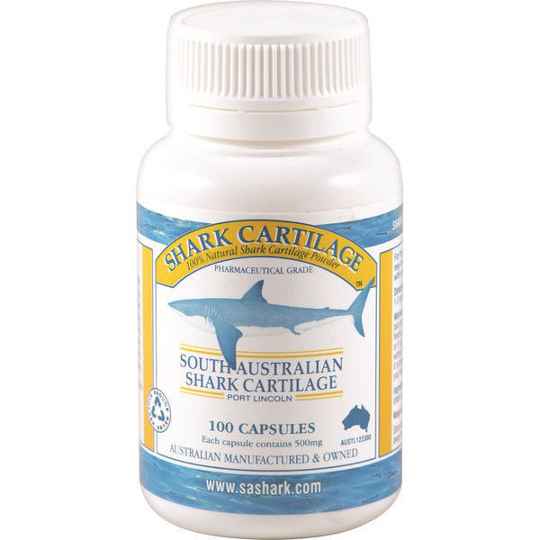 Shark Cartilage 500mg 100 Capsules