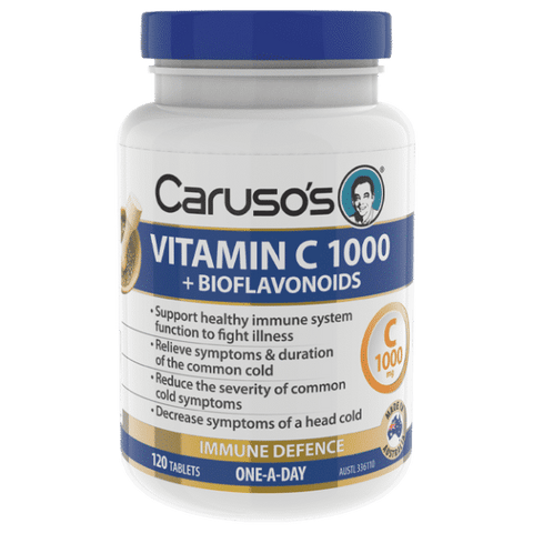 Caruso's Vitamin C 1000+Bioflavanids 120 Tabs