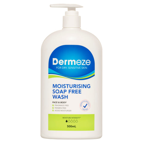 Dermeze Moisturising Soap Free Wash 500ml