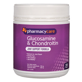 Pharmacy Care Glucosamine & Chondroitin 200 Tablets